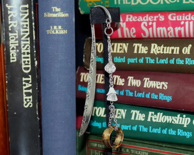 LOTR BOWED SCROLL Frodo's Bookmark The One Ring, Hobbit House, Light of ...