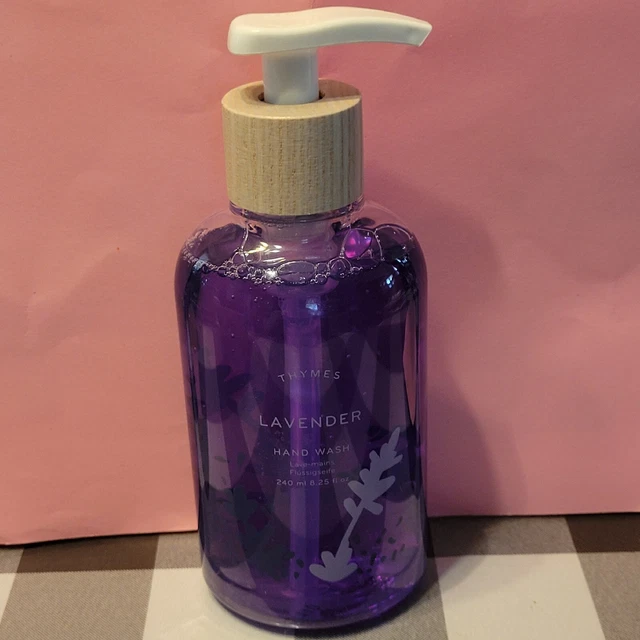 Thymes Lavender Hand Wash Soap. Pump. New  8.25 fl oz Lavender Fresh Smell