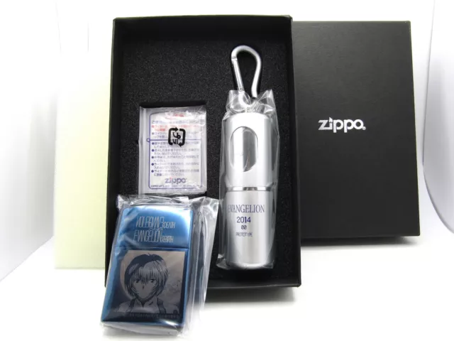 ZIPPO LIGHTER EVANGELION Rei Ayanami by Yoshiyuki Sadamoto Serial