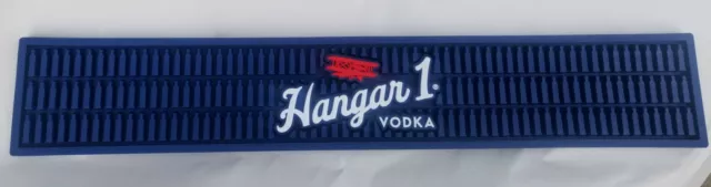 Hangar 1 Vodka Rubber Bar Rail Runner Spill Mat 21 x 3.5 inches NEW