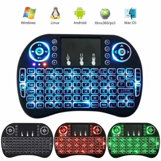 Mini Wireless Remote Keyboard for Smart TV Android Box i8 2.4GHz with Touchpad