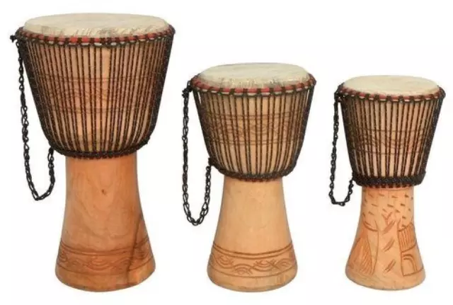 (TG. Altezza 48 cm, diametro 22 cm) Kamballa 838011.0 Djembe 48 cm - NUOVO