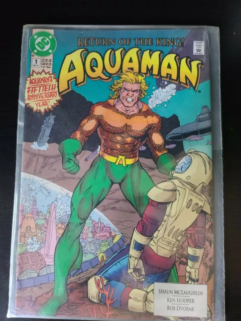 Aquaman #1 Return of the King 1991 DC Comics F