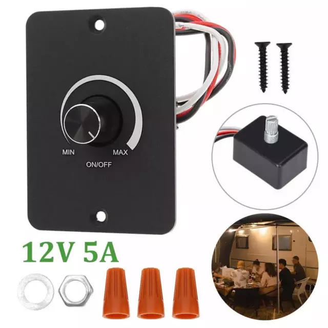 Für Wohnmobil Wohnmobil Auto 12 V 5 A PWM Mini Dimmer LED Dimmer,