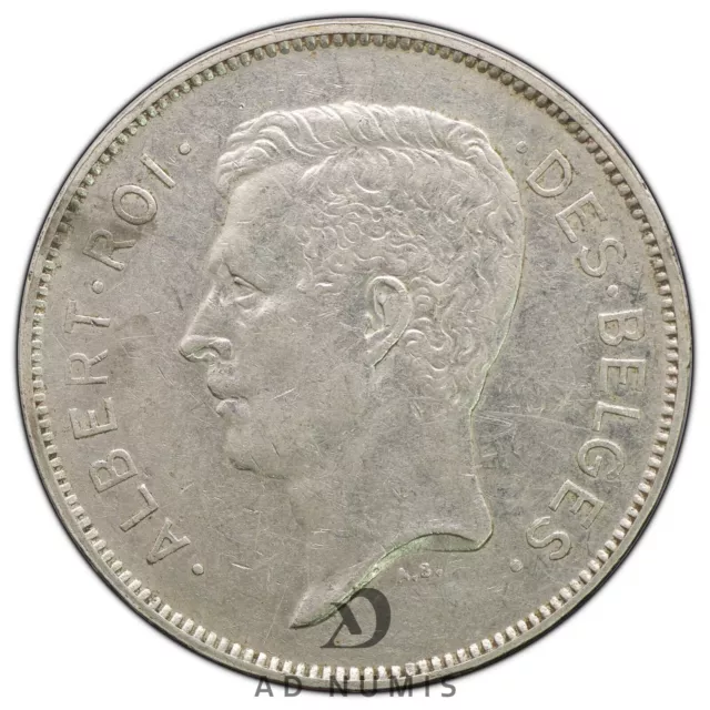 Belgique 20 francs 1931 Albert nickel pièce de monnaie belge