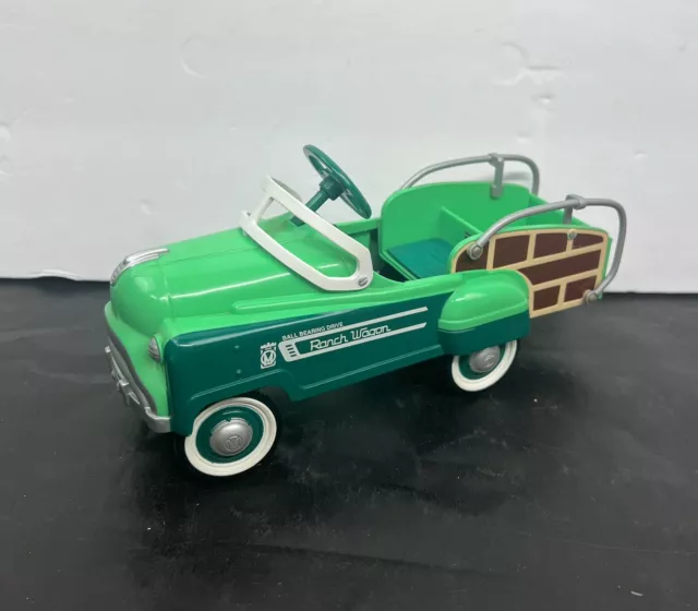 1993 Hallmark Galleries Kiddie Car Classics Murray Ranch Station Wagon Green