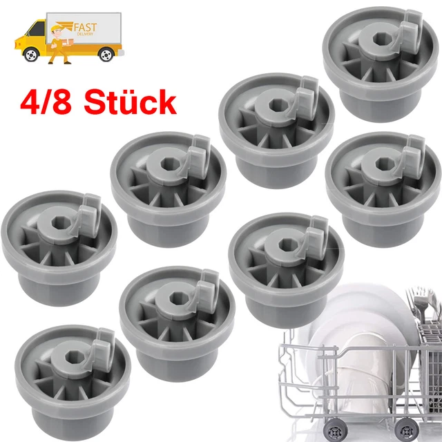 8x Korbrolle 40 Mm Für Geschirrspüler – Ersatz Für Zanussi, AEG, Electrolux & Mehr