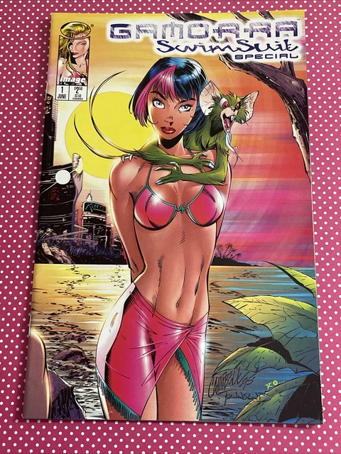 GAMORRA SWIMSUIT SPECIAL #1 J SCOTT CAMPBELL ROXY BIKINI COVER gen 13 1996 image