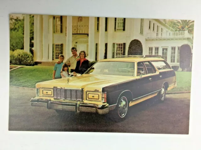 1976 Lincoln Marquis Car Trade Card Postcard Petersburg, VA