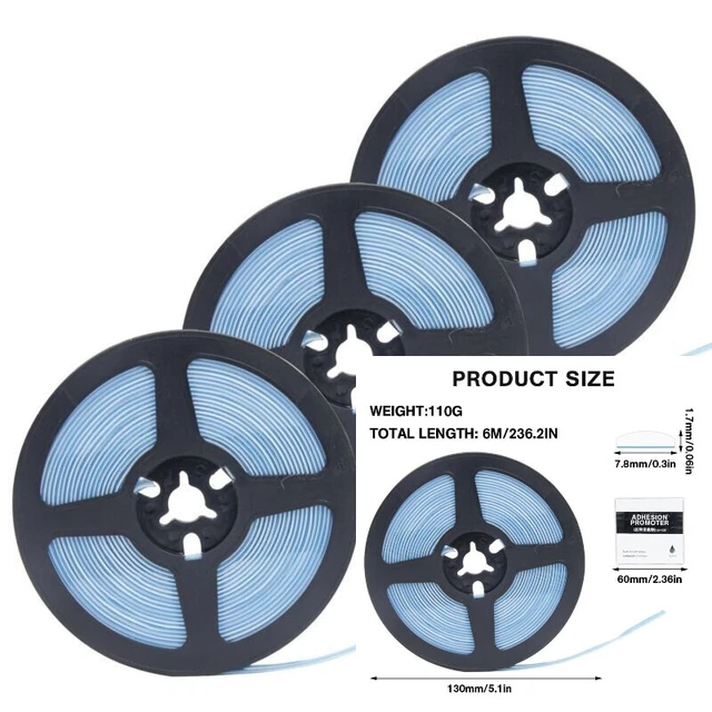 LLPT Nastro Butile Nastro Sigillante Nastro Butilico Autoadesivo - Foto 10