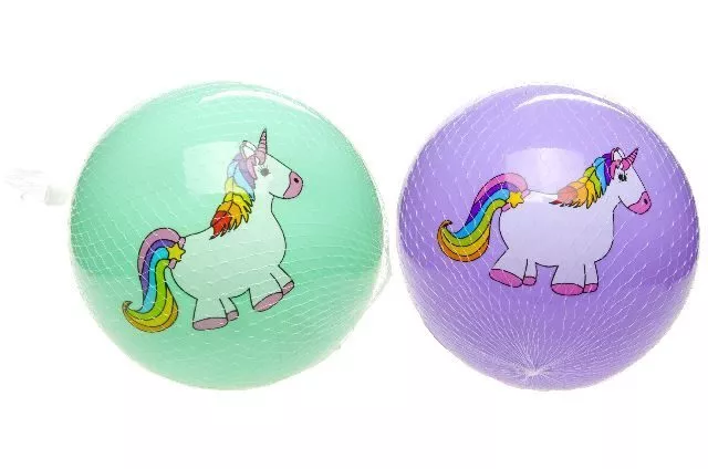 1 Einhorn PVC Ball 20 cm Wasserball Strandball Mitgebsel Unicorn N79