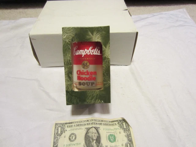 Campbell chicken noodle soup ornament collector's edition with original box