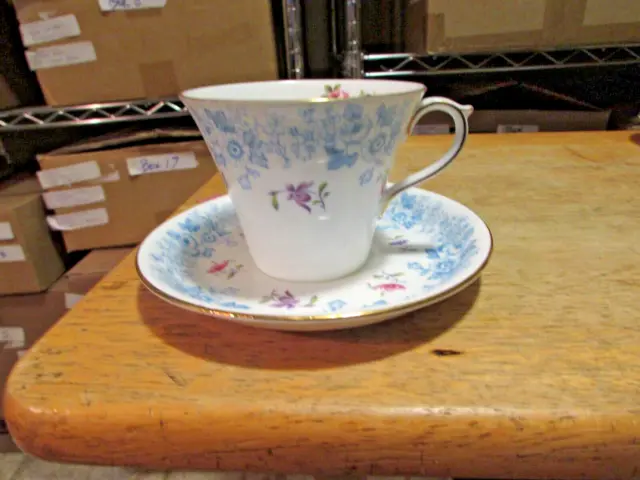 Shelley Bone China Tea Cup And Saucer  Made In England 1940's