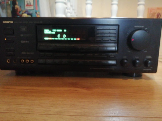 Ampli Stéréo Vintage Onkyo A9210 (modèle R1) - À Réviser - En L'état - Pièces Ou Restauration