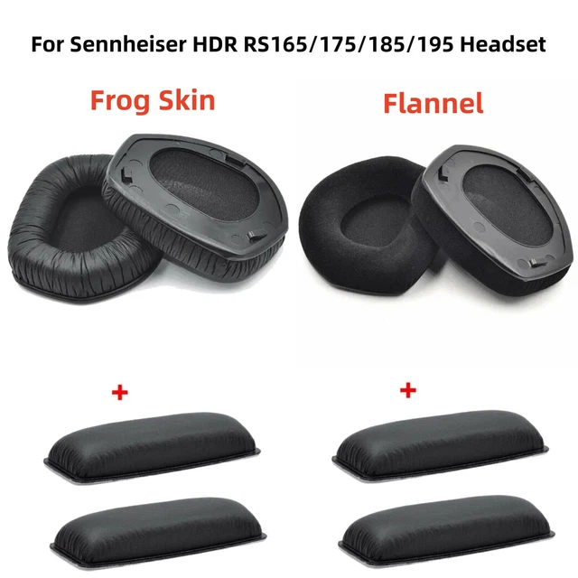 EAR PADS REPLACEMENT Cushions Cover For Sennheiser HDR RS165/175/185