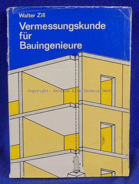 Zill: Vermessungsk. f. Bauingenieure - geodät. Instrumente - Saml. Lausen - 1088