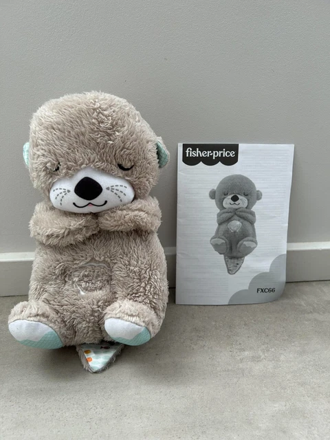 Veilleuse Bébé Loutre Musicale Et Lumineuse - Peluche Doudou Apaisante Avec Bruit Blanc Et Lumière