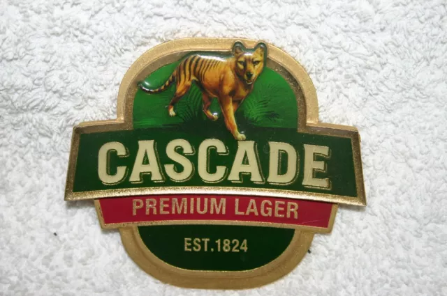 Cascade.  "Premium Lager" Beer Badge/Tap/Top/Decal