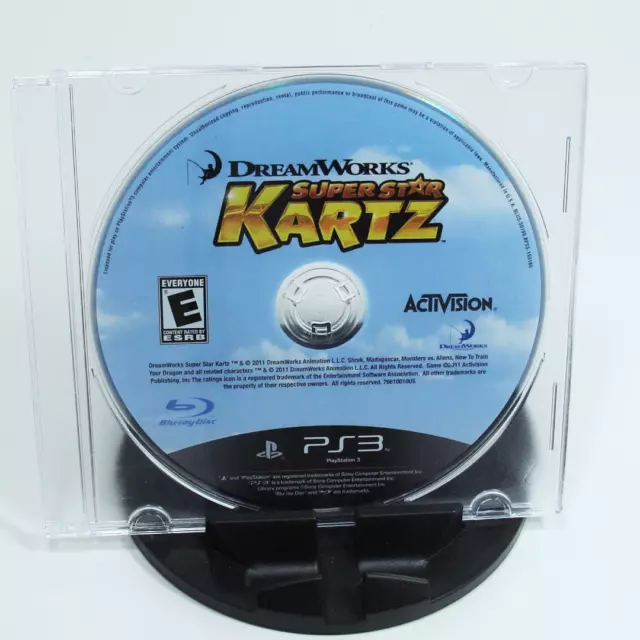 DreamWorks Super Star Kartz (Sony PlayStation 3, 2011) Tested DISC ONLY