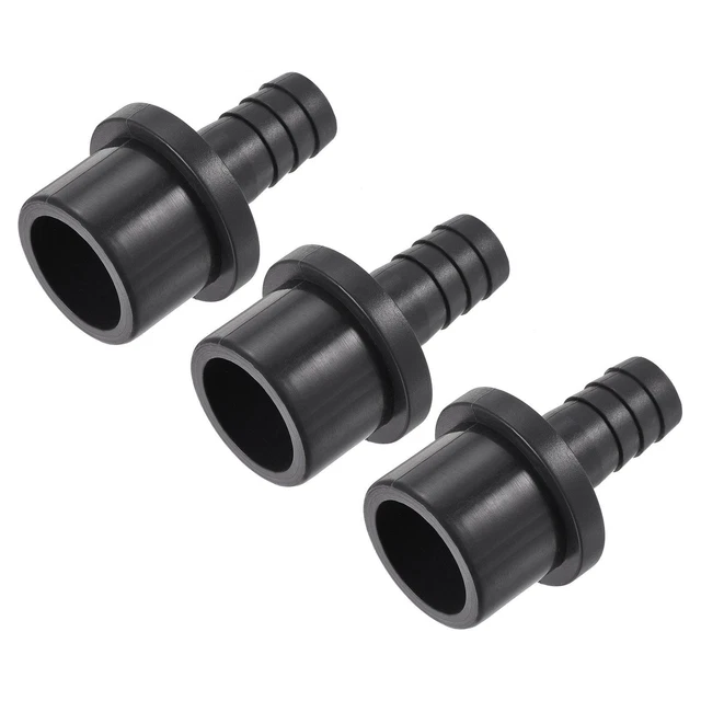 PVC Tuyau Raccord 12mm Barbelé x 25mm OD Tube Adaptateur Tuyau Connecteur Kit 3