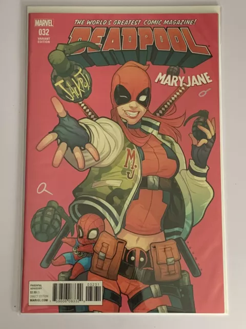 Deadpool #32 Mary Jane Torque Variant NM