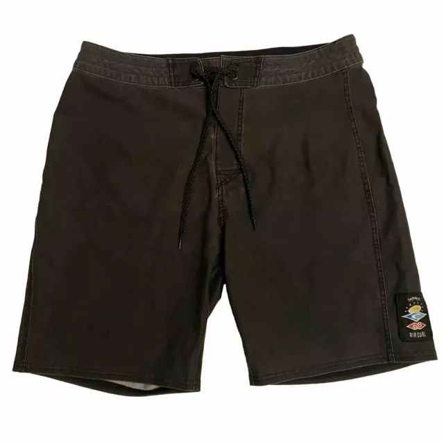 Rip Curl Mirage Men’s The Ultimate Board Shorts The Search Washed Black 34 EUC