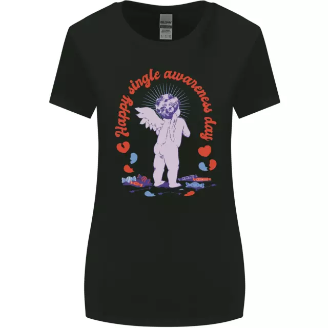 Happy Singolo Consapevolezza Giorno Donna più Ampia Taglio T-Shirt