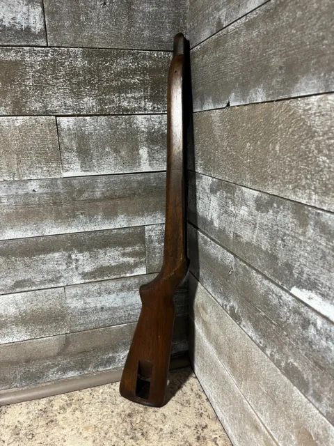 WWII M1 Carbine Rockola Type II Oval Cut low Wood Stock RMC stamped Original M-1