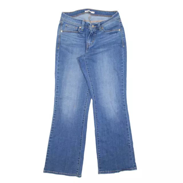 LEVI'S 529 Jeans Denim Blu Denim Regolari Bootcut Donna W29 L30