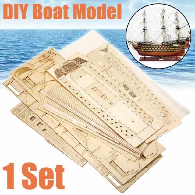 Modell Historisches Segelschiff Schiffsmodell Holz Handarbeit Modellschiff Neu 3