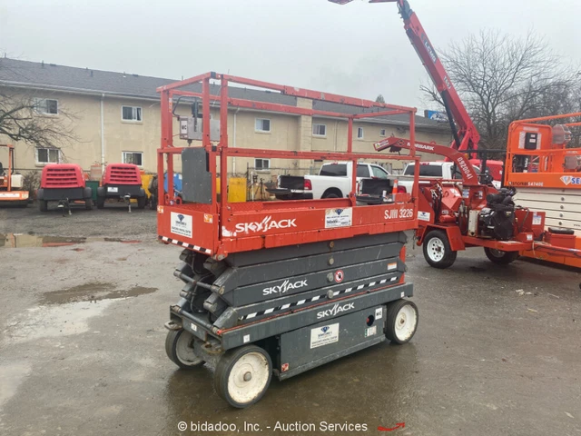 2018 Skyjack SJ3226 26' Electric Scissor Lift Man Aerial Manlift Picker bidadoo