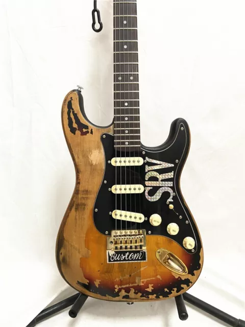 FactoryCustomized Old Sunset 6String Electric Guitar Gold Accessories Alder Wood