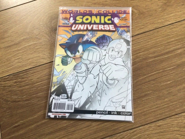 SONIC THE HEDGEHOG Universe Archie Comic Worlds Collide #54 excellent ...