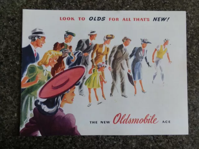 1946 Oldsmobile  Brochure  '' Rhd  Gmh Aust ''