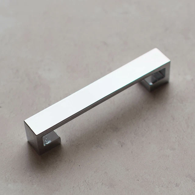 96mm Kitchen Cupboard Handle Polished Chrome Cabinet Door Drawer Furniture Pull