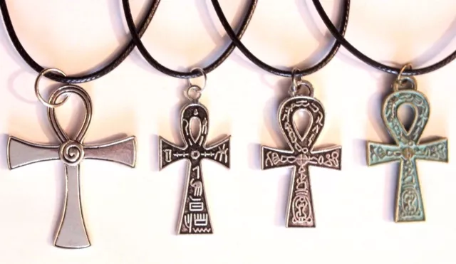 Ankh Sign Cross Life Symbol Pendant Ancient Egyptian Goddess God Charm Necklace