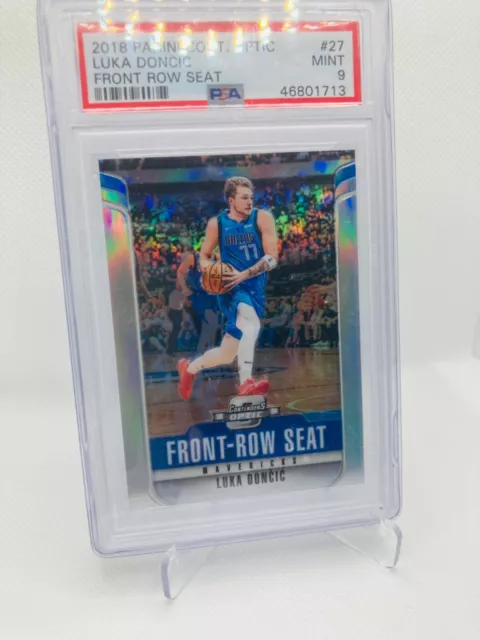 2018 Luka Doncic Contenders Optic Silver PSA 9