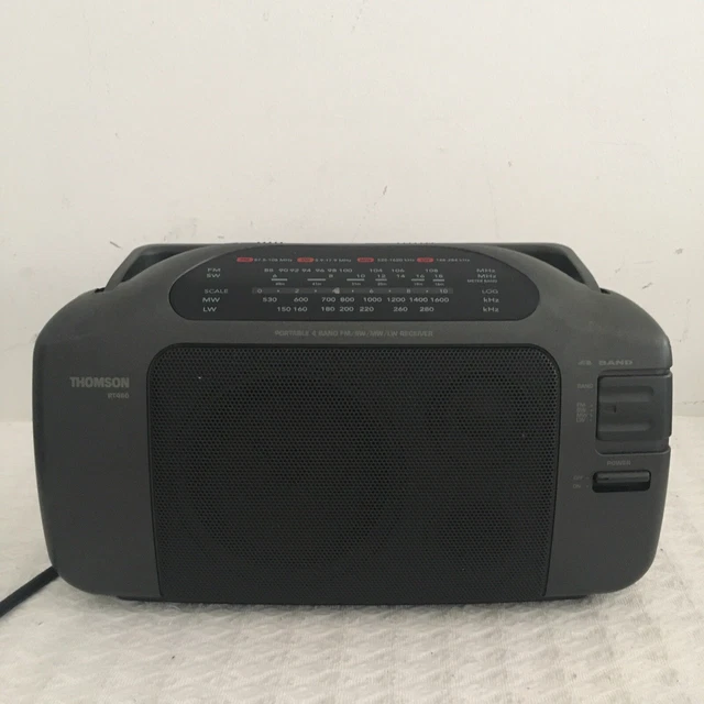 THOMSON - radio portable FM/SW/MW/LW Thomson RT 460 - bon etat general