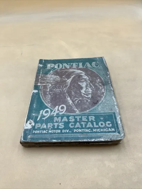1949 Pontiac Master Parts Catalog Manual Book