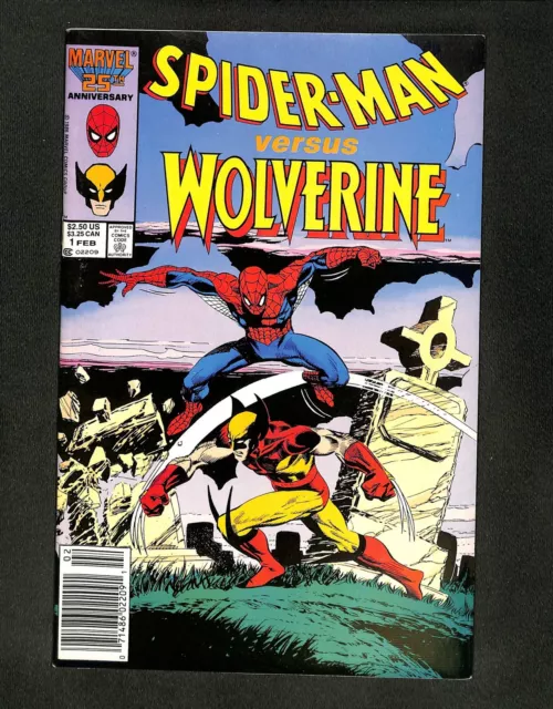 Spider-Man Vs. Wolverine #1 1st Charlemagne! Marvel 1990