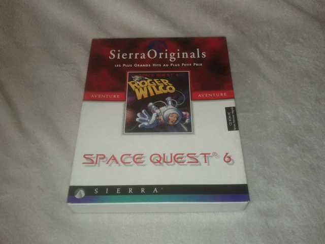 COFFRET BIG BOX 3 JEUX SPACE QUEST V ROGER WILCO ACE EUROPE