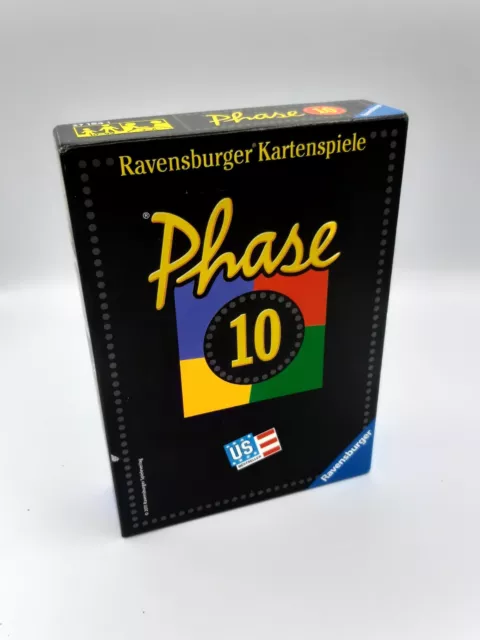 Phase 10 - Ravensburger  - Kartenspiel Gesellschaftsspiel - Karten verschweißt