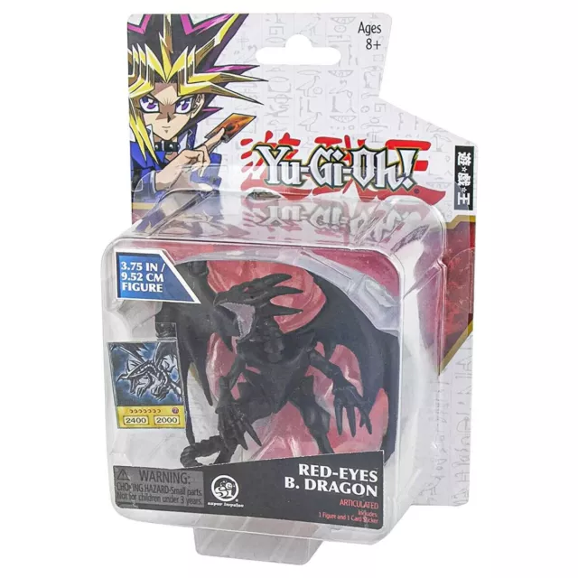 Super Impulse Yu-Gi-Oh! 3.75in Action Figure Red-Eyes Black Dragon