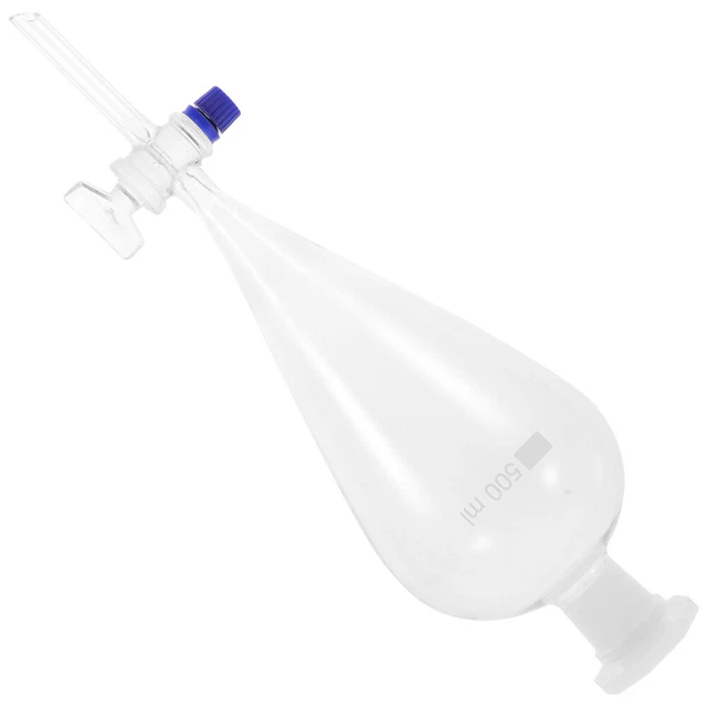 Stonylab Imbuto Separatore In Vetro Borosilicato 2000ml - Con Rubinetto PTFE - Foto 10