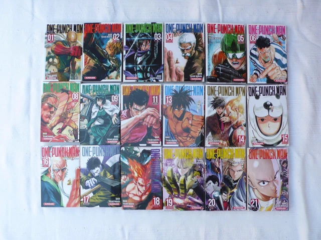 Lot 18 Manga One Punch Man Tome 1 2 3 4 5 6 8 9 11 13 14 15 16 17 18 19 21 Neuf Eur 61 00 Picclick Fr