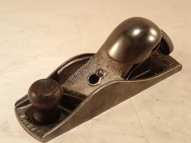 Vintage STANLEY No. 140 Rabbet & Block Plane with Skewed Angle Cutter, 7"Long