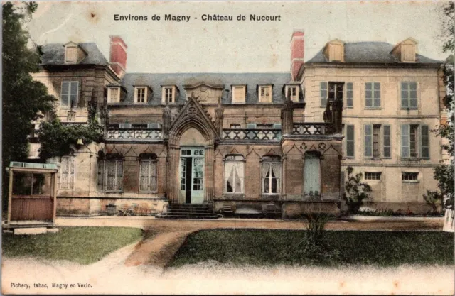 *42574 cpa 95 env. de Magny - Château de Nucourt