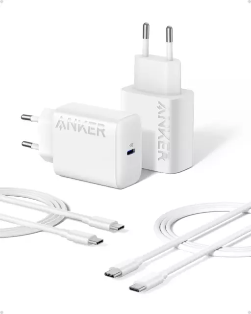 Caricabatterie Super Veloce USB-C 25 W, Caricabatterie Anker Con Cavo USB-C, Ric