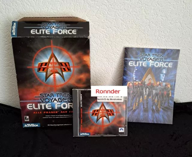 Star Trek Voyager: Elite Force - PC Game - CD ROM mit Original Verpackung -