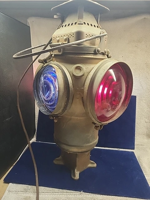 Lampe à Kérosène Vintage Denver & Rio Grande Western - Lanterne De Chemin De Fer, Occasion